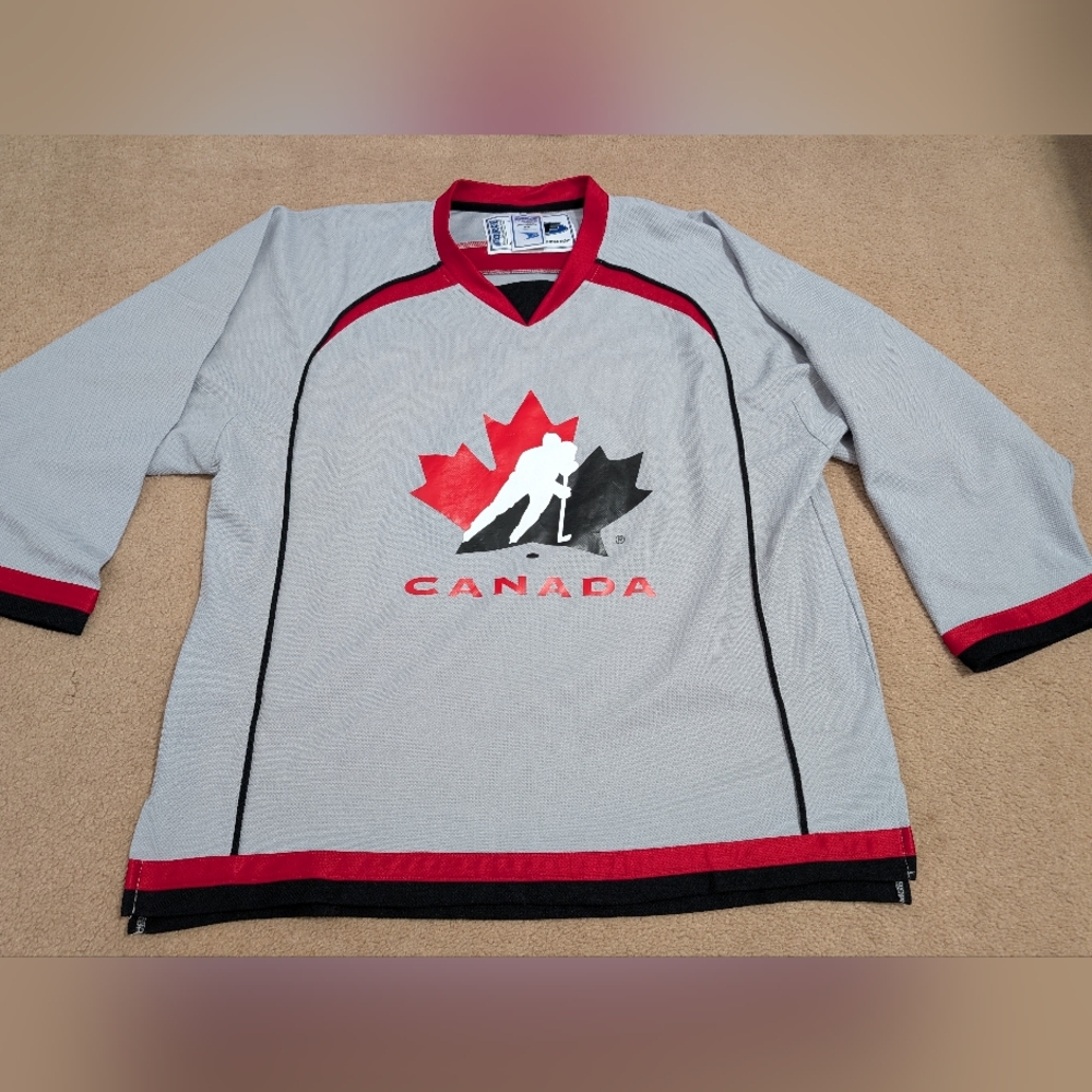 Hockey Canada Grey and Red Jersey